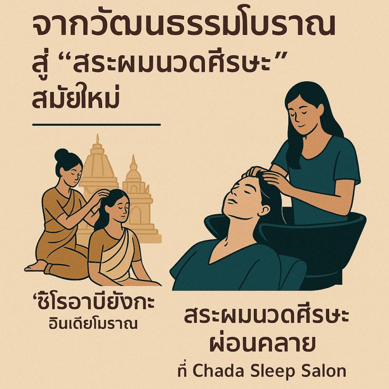 ต้นกำเนิดการนวดศีรษะ จากวัฒนธรรมโบราณ สู่ “สระผมนวดศีรษะ” สมัยใหม่
